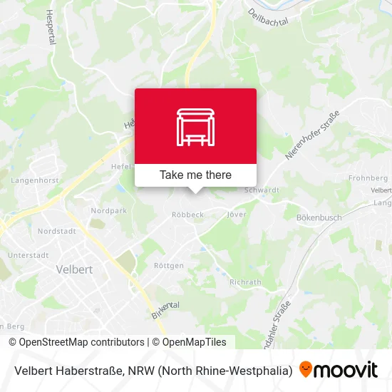 Карта Velbert Haberstraße