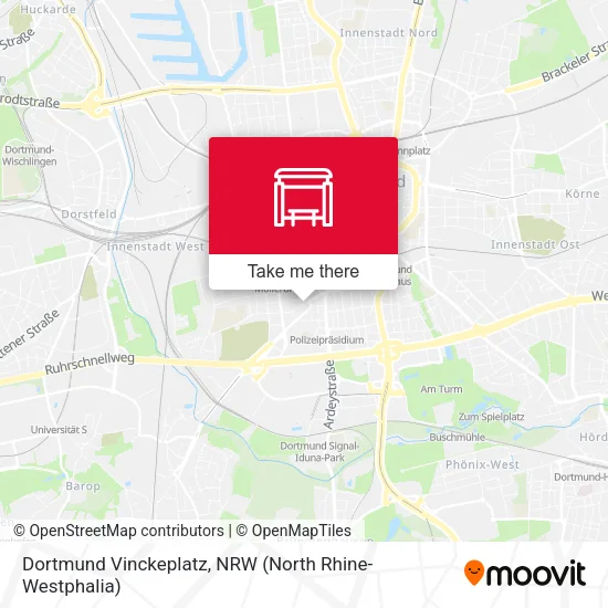 Карта Dortmund Vinckeplatz