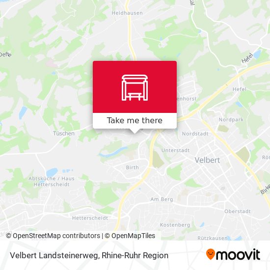 Velbert Landsteinerweg map