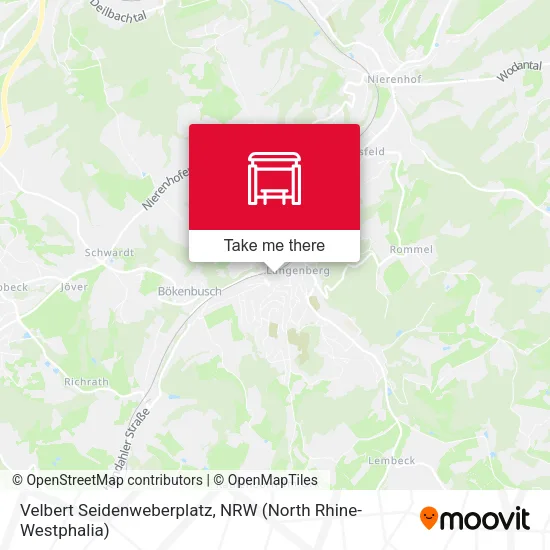 Карта Velbert Seidenweberplatz