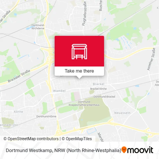 Dortmund Westkamp map