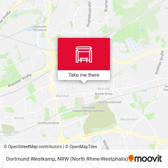 Dortmund Westkamp map