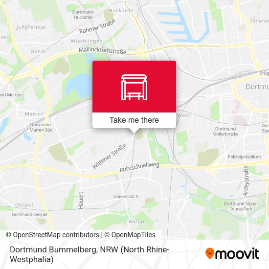 Карта Dortmund Bummelberg