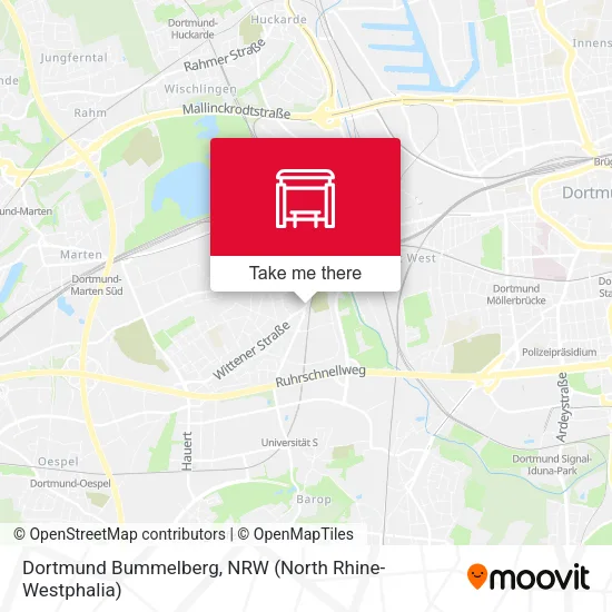 Карта Dortmund Bummelberg