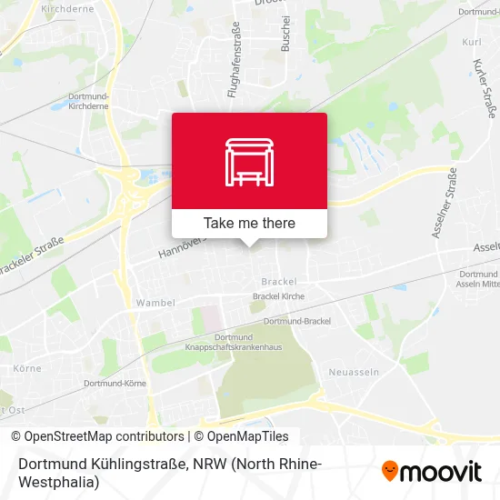 Dortmund Kühlingstraße map