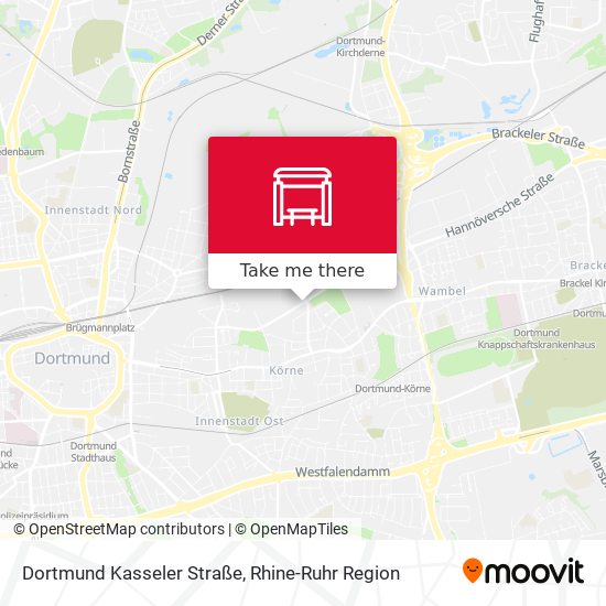 Dortmund Kasseler Straße map