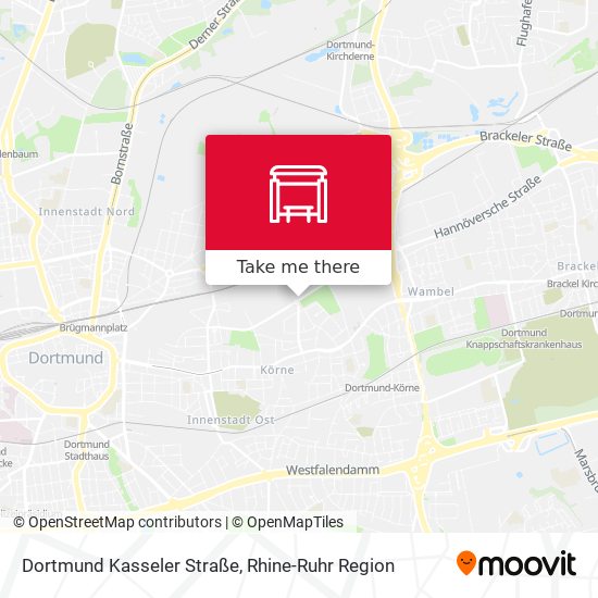 Dortmund Kasseler Straße map