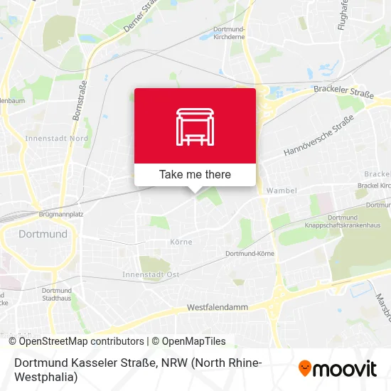 Dortmund Kasseler Straße map