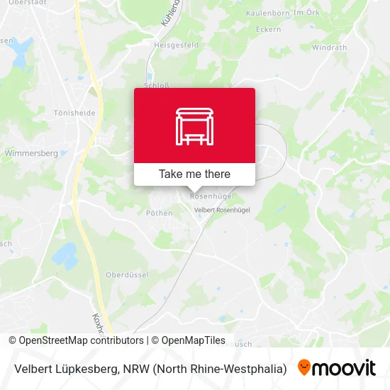Карта Velbert Lüpkesberg