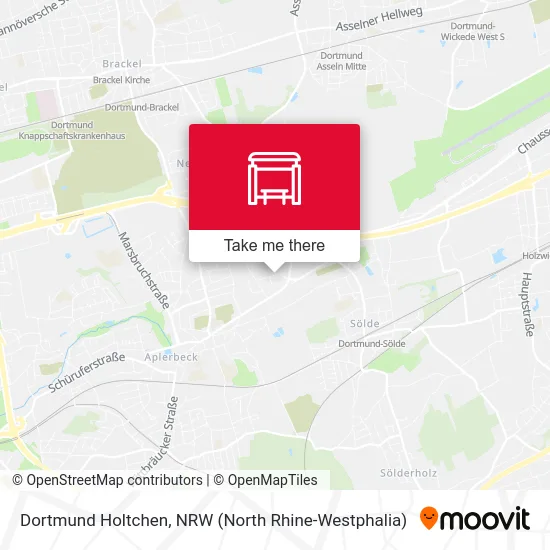 Dortmund Holtchen map