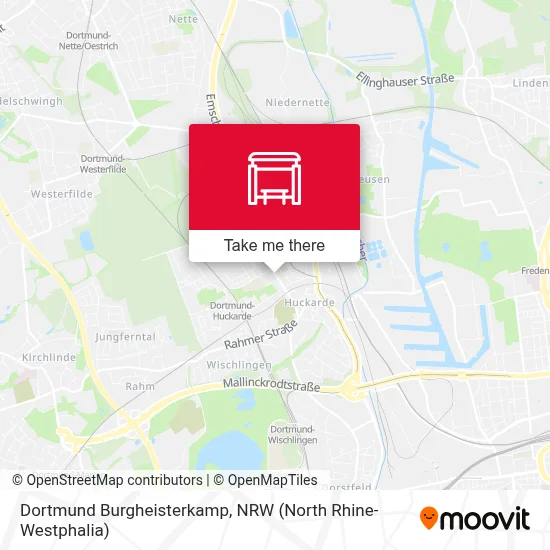 Dortmund Burgheisterkamp map