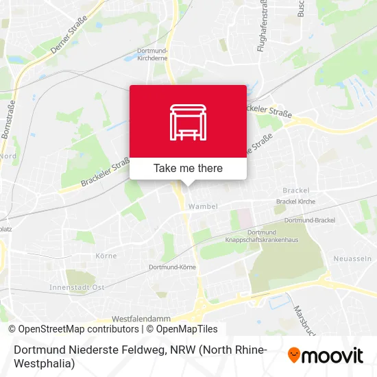 Dortmund Niederste Feldweg map