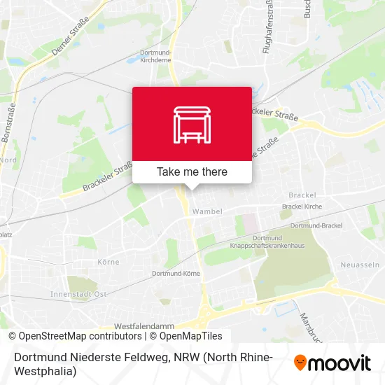 Dortmund Niederste Feldweg map