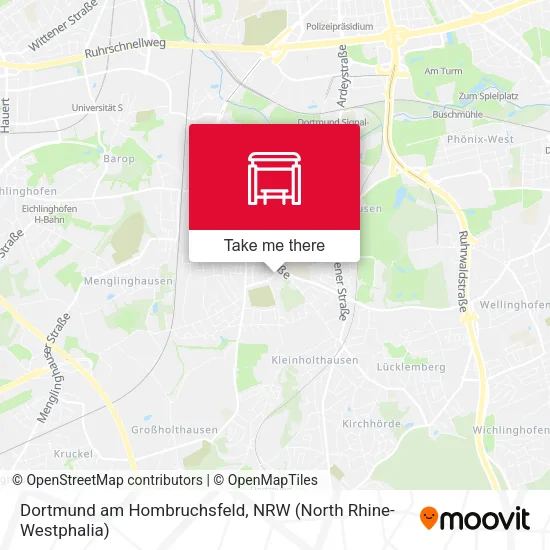 Карта Dortmund am Hombruchsfeld