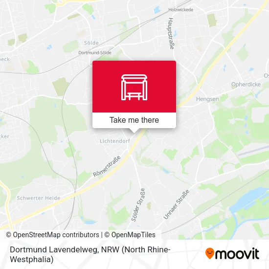 Карта Dortmund Lavendelweg