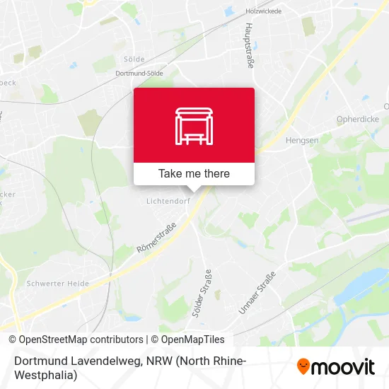 Dortmund Lavendelweg map