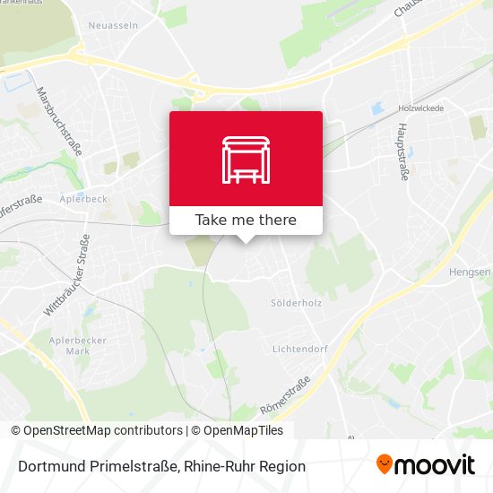 Dortmund Primelstraße map