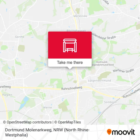 Dortmund Molenarkweg map