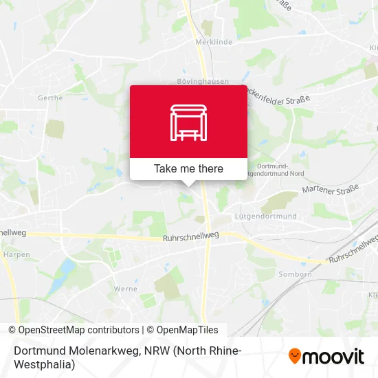 Dortmund Molenarkweg map