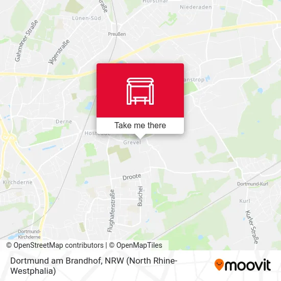 Dortmund am Brandhof map