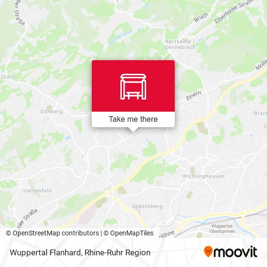 Карта Wuppertal Flanhard