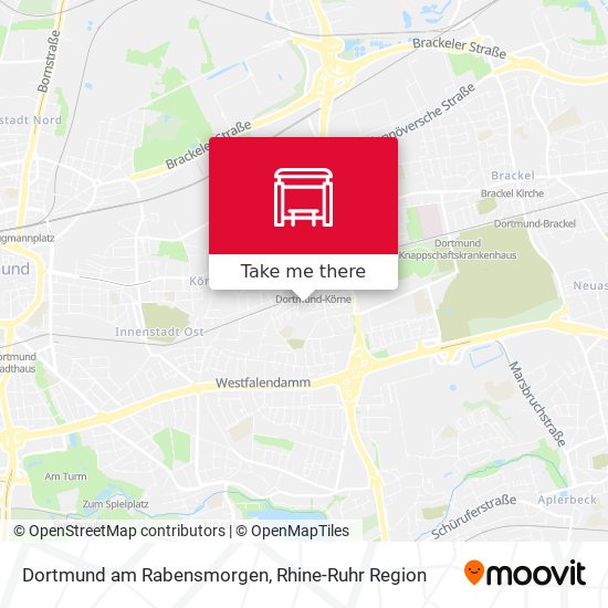 Dortmund am Rabensmorgen map