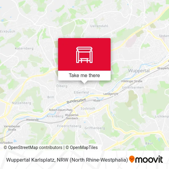 Карта Wuppertal Karlsplatz