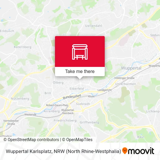 Карта Wuppertal Karlsplatz
