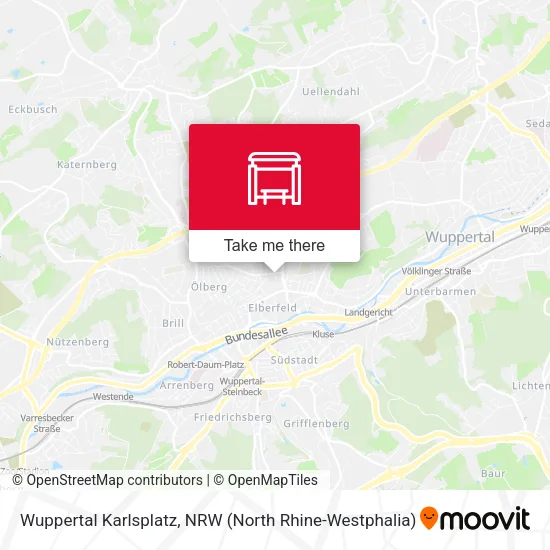 Карта Wuppertal Karlsplatz