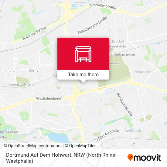 Dortmund Auf Dem Hohwart map