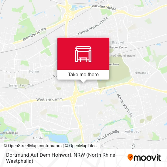 Карта Dortmund Auf Dem Hohwart