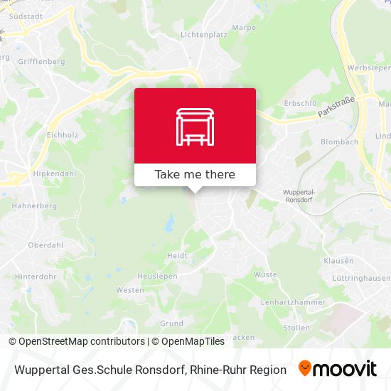 Wuppertal Ges.Schule Ronsdorf map