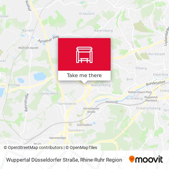 Wuppertal Düsseldorfer Straße map