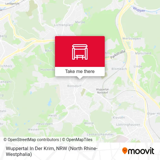 Wuppertal In Der Krim map