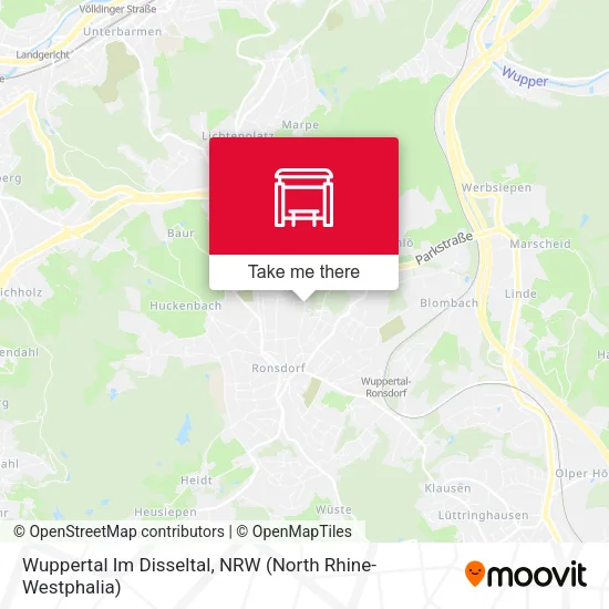 Карта Wuppertal Im Disseltal