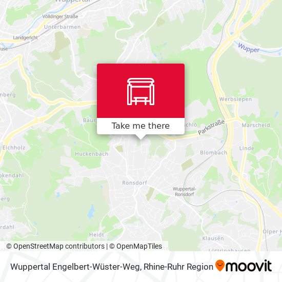 Wuppertal Engelbert-Wüster-Weg map