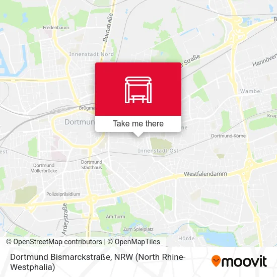 Dortmund Bismarckstraße map