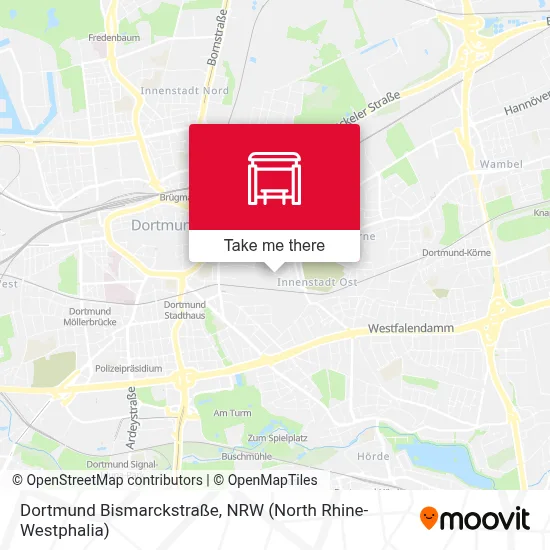 Dortmund Bismarckstraße map