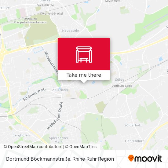 Dortmund Böckmannstraße map