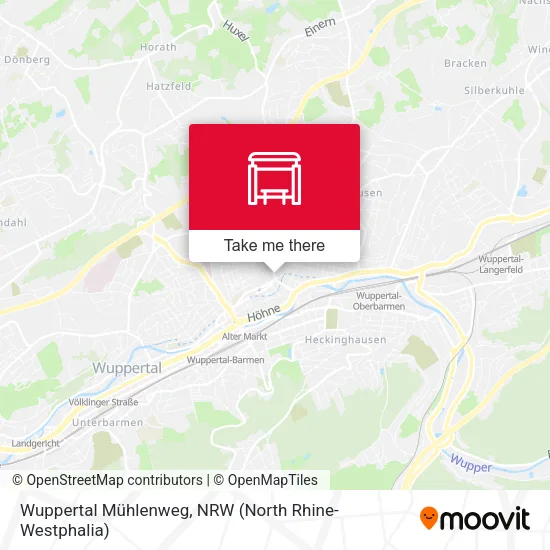 Карта Wuppertal Mühlenweg