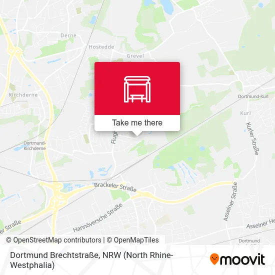 Dortmund Brechtstraße map