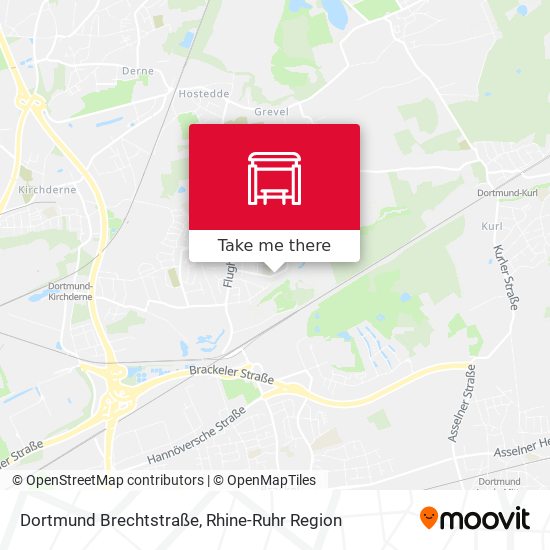 Dortmund Brechtstraße map