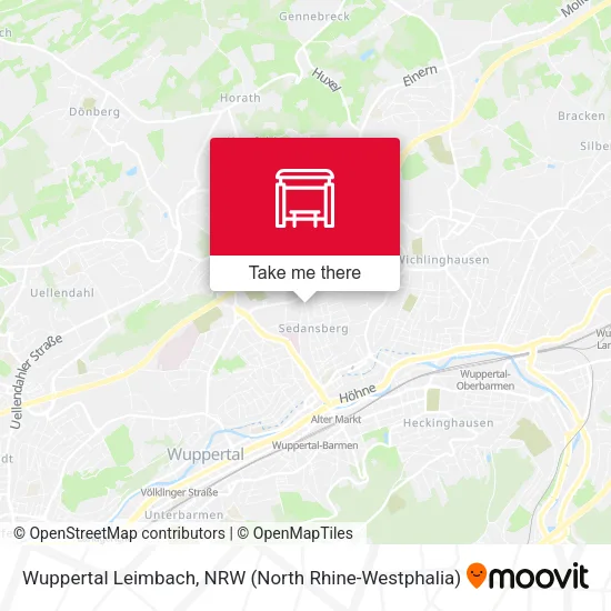 Карта Wuppertal Leimbach