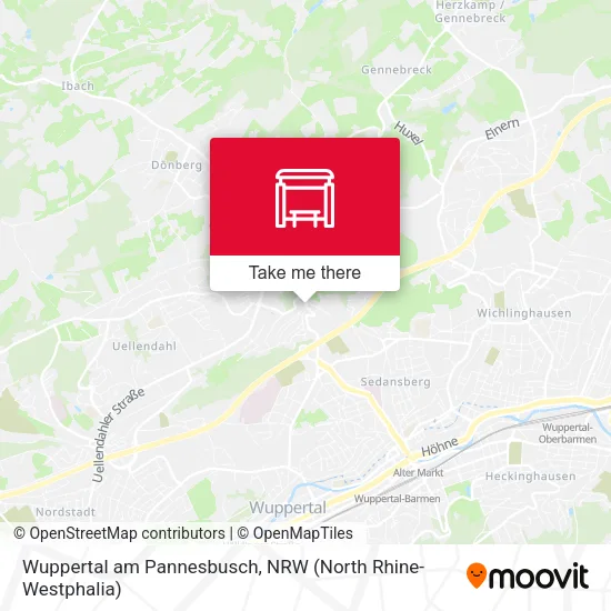 Карта Wuppertal am Pannesbusch
