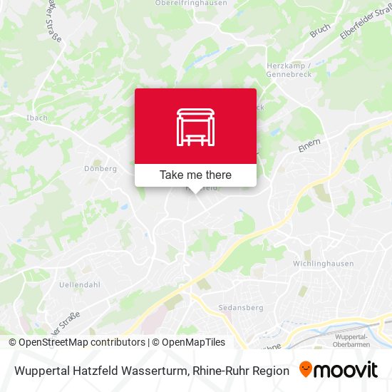 Карта Wuppertal Hatzfeld Wasserturm