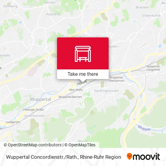 Карта Wuppertal Concordienstr./Rath.