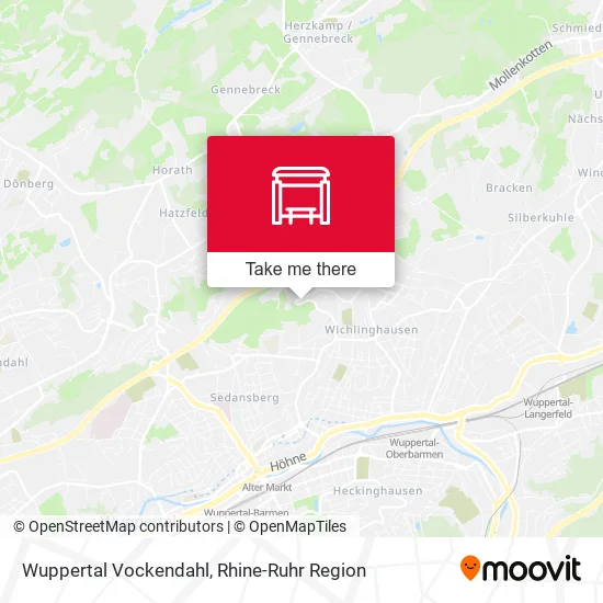 Карта Wuppertal Vockendahl