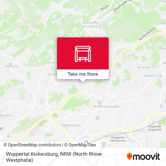 Wuppertal Kickersburg map