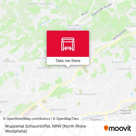 Карта Wuppertal Schaumlöffel