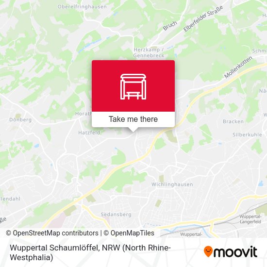 Карта Wuppertal Schaumlöffel